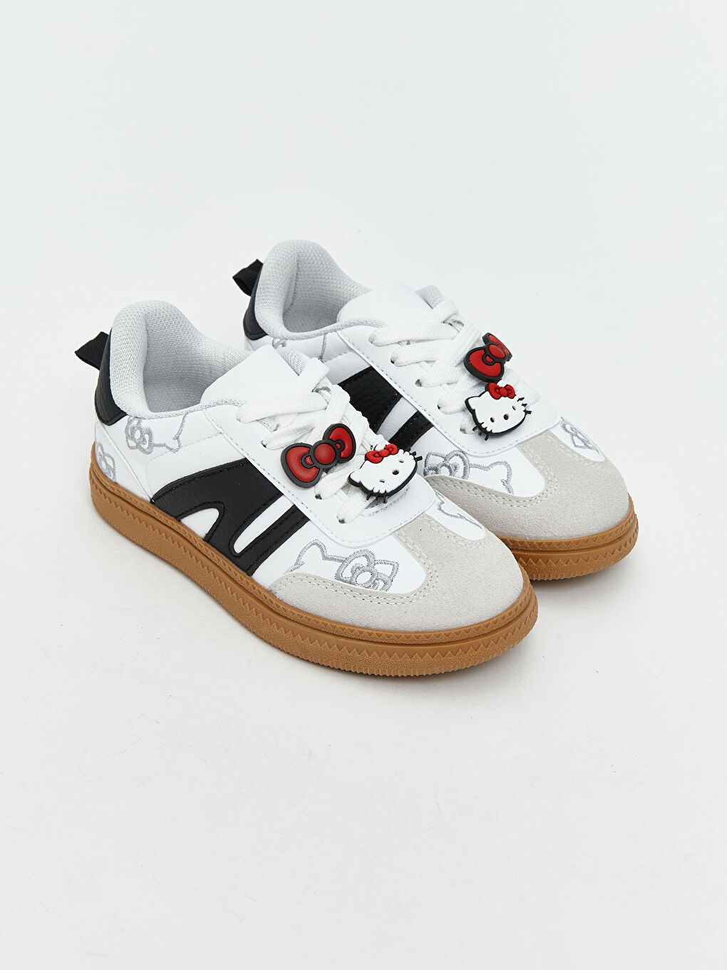 Beyaz Hello Kitty Figürlü Kız Çocuk Spor Ayakkabı