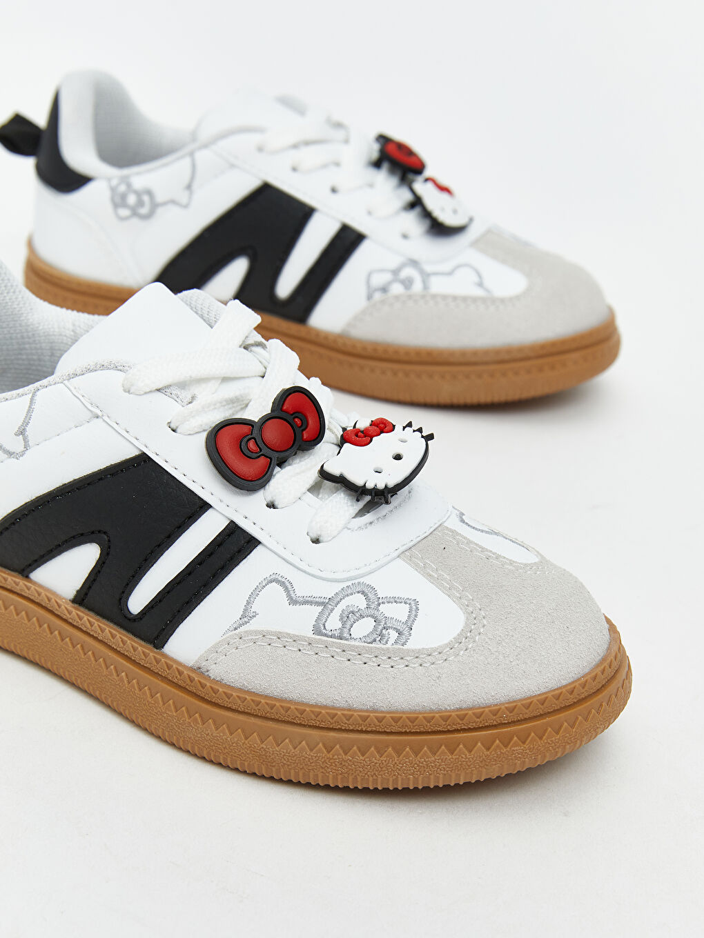 Beyaz Hello Kitty Figürlü Kız Çocuk Spor Ayakkabı-5