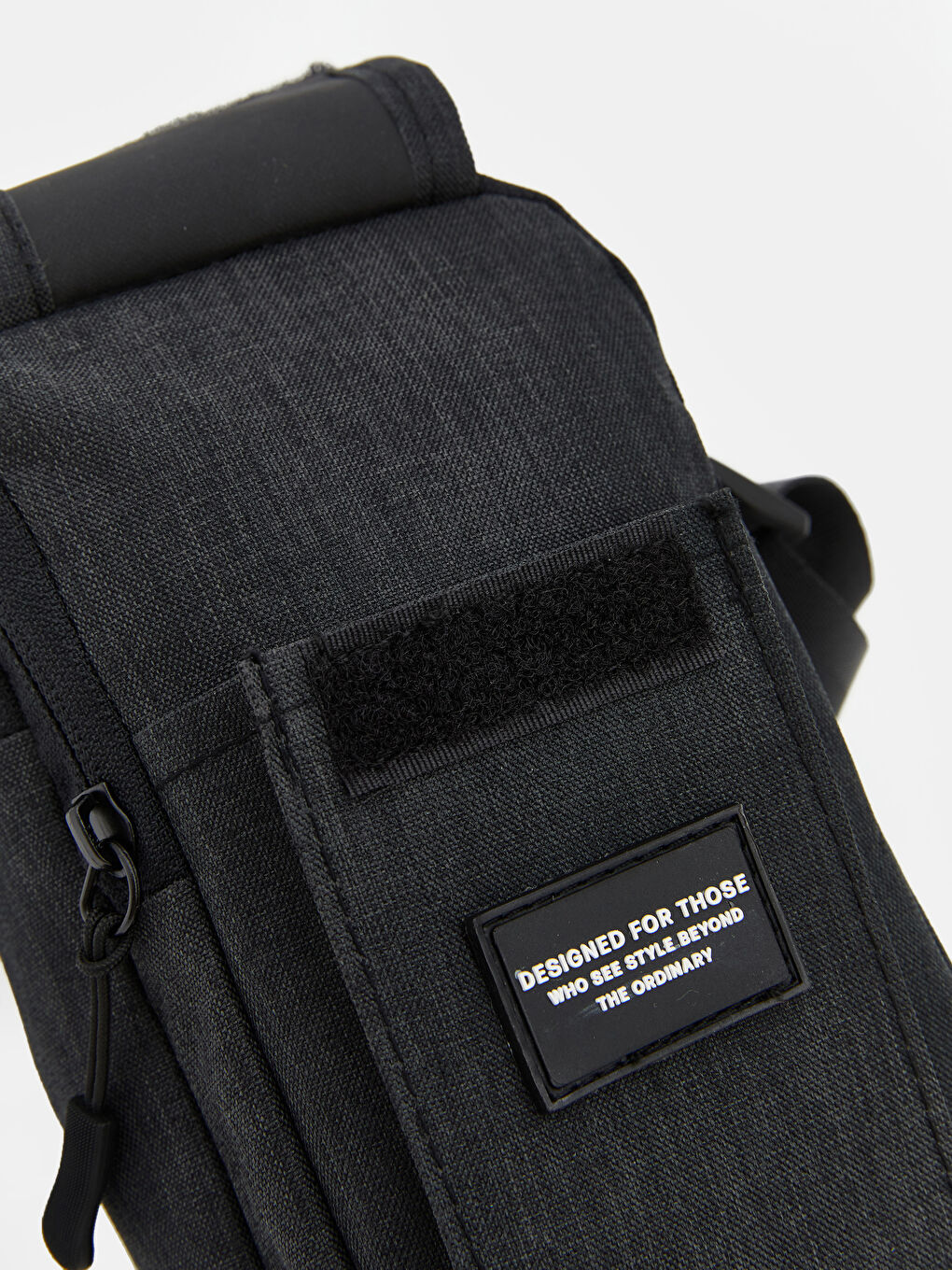 Antrasit Fermuarlı Erkek Omuz Çantası-3