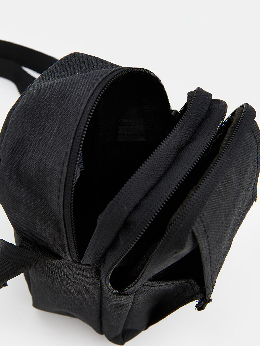 Antrasit Fermuarlı Erkek Omuz Çantası-5