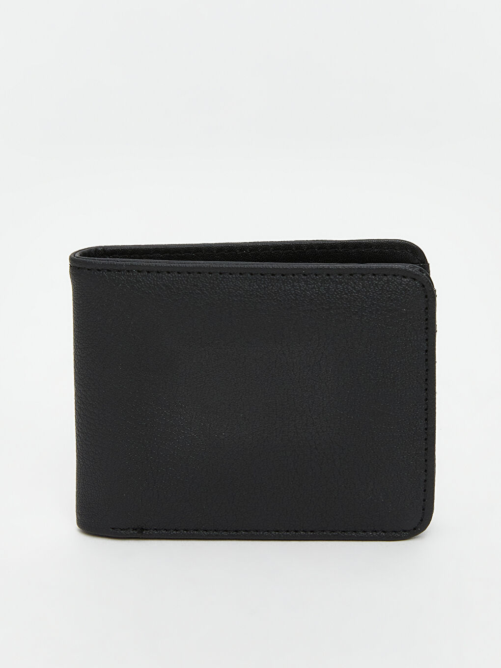 Siyah Deri Görünümlü Erkek Cüzdan