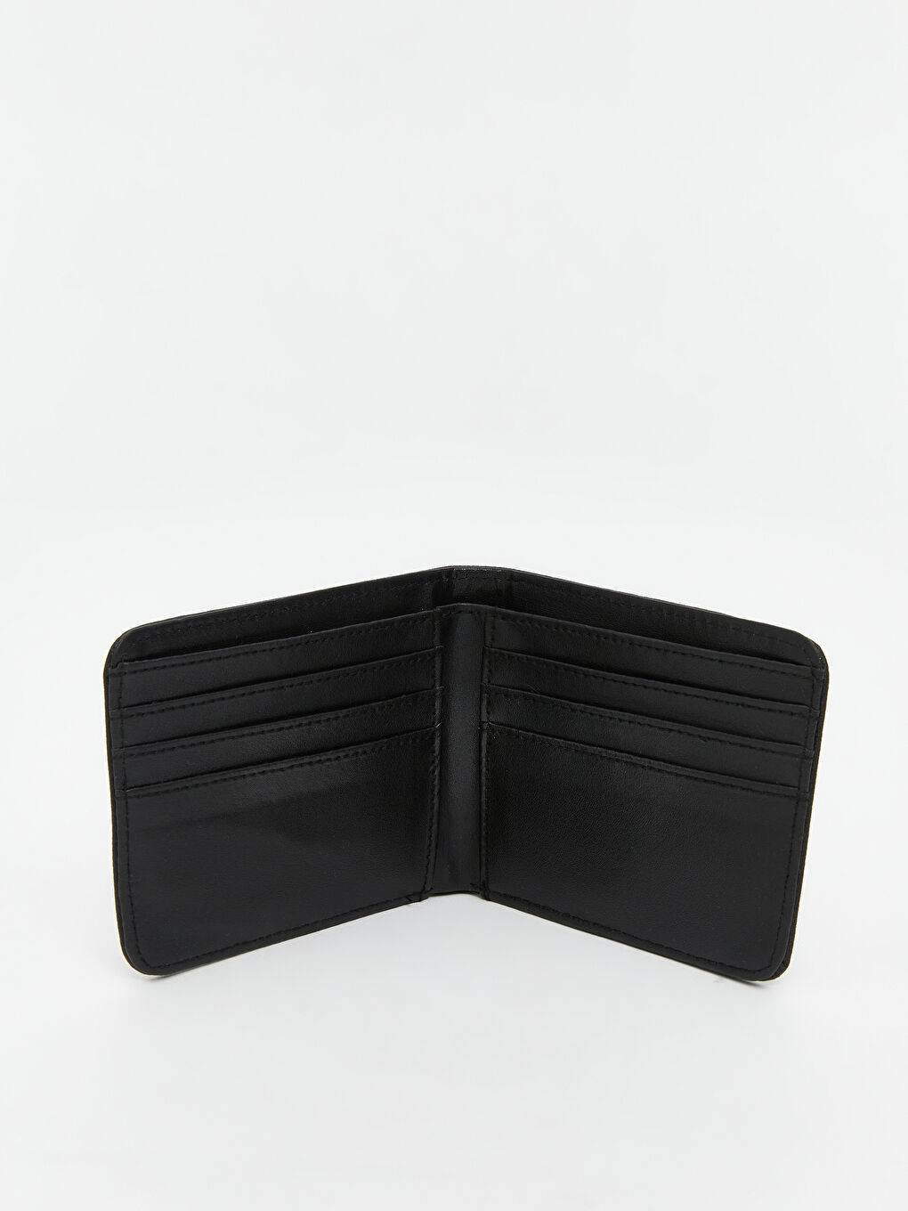 Siyah Deri Görünümlü Erkek Cüzdan-2