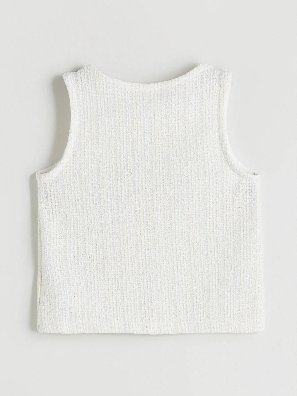 Ekru Bisiklet Yaka Kız Çocuk 3'lü Takım-4