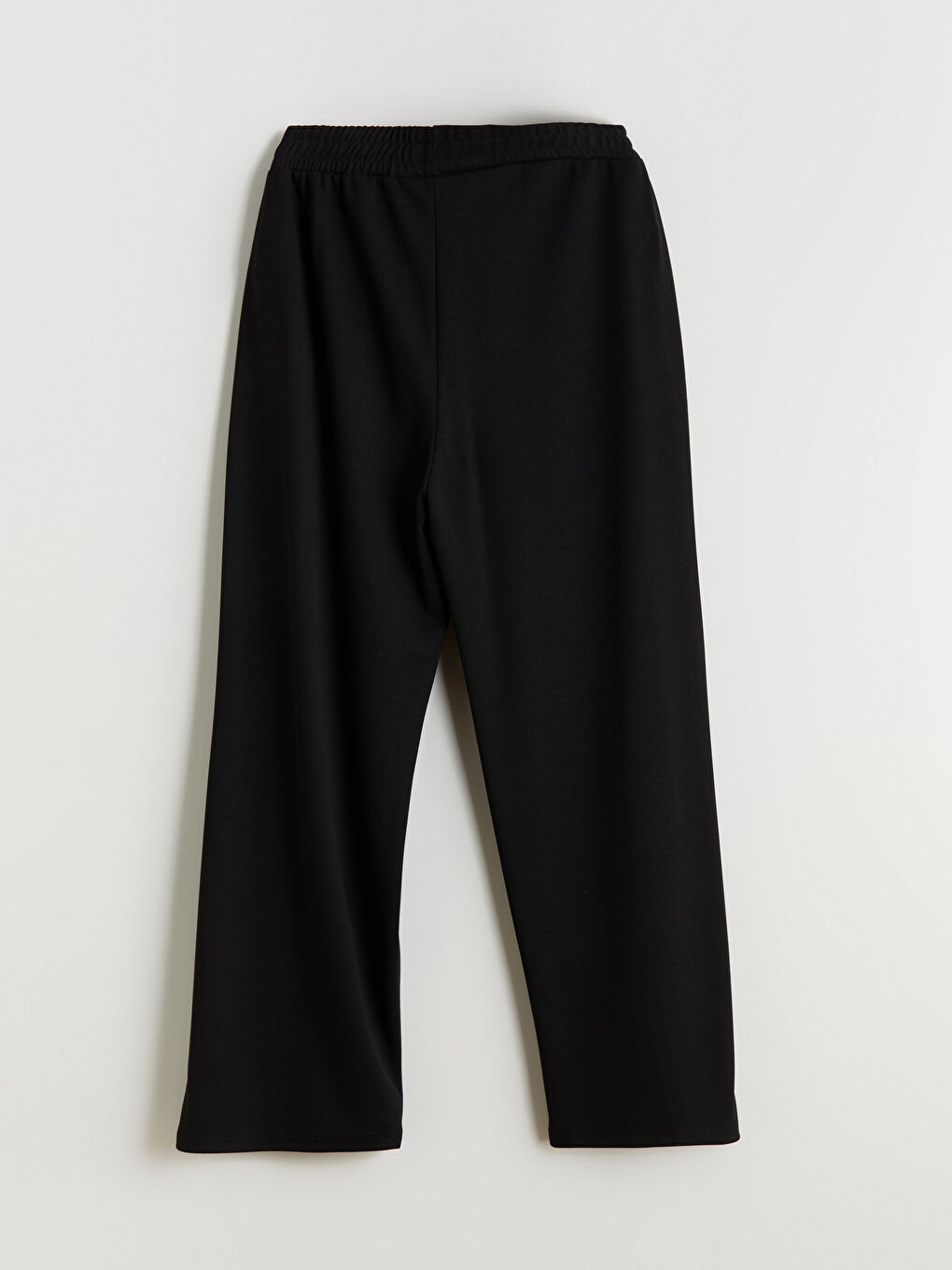 Siyah Beli Lastikli Kadın Eşofman Altı-5