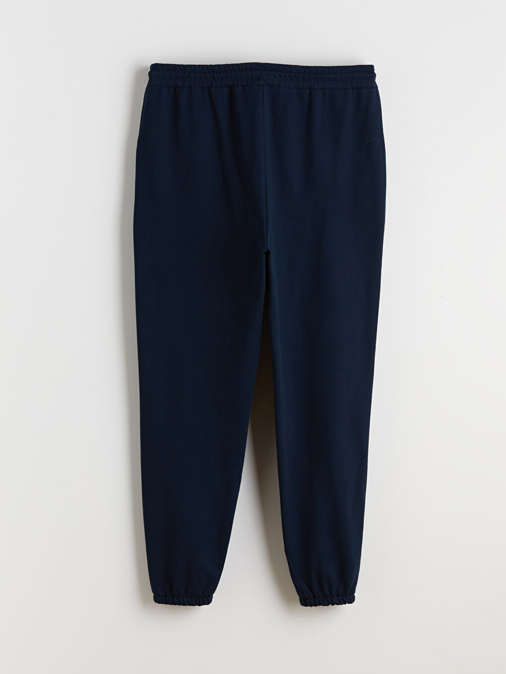 Lacivert Beli Lastikli Kadın Jogger Eşofman Altı-3
