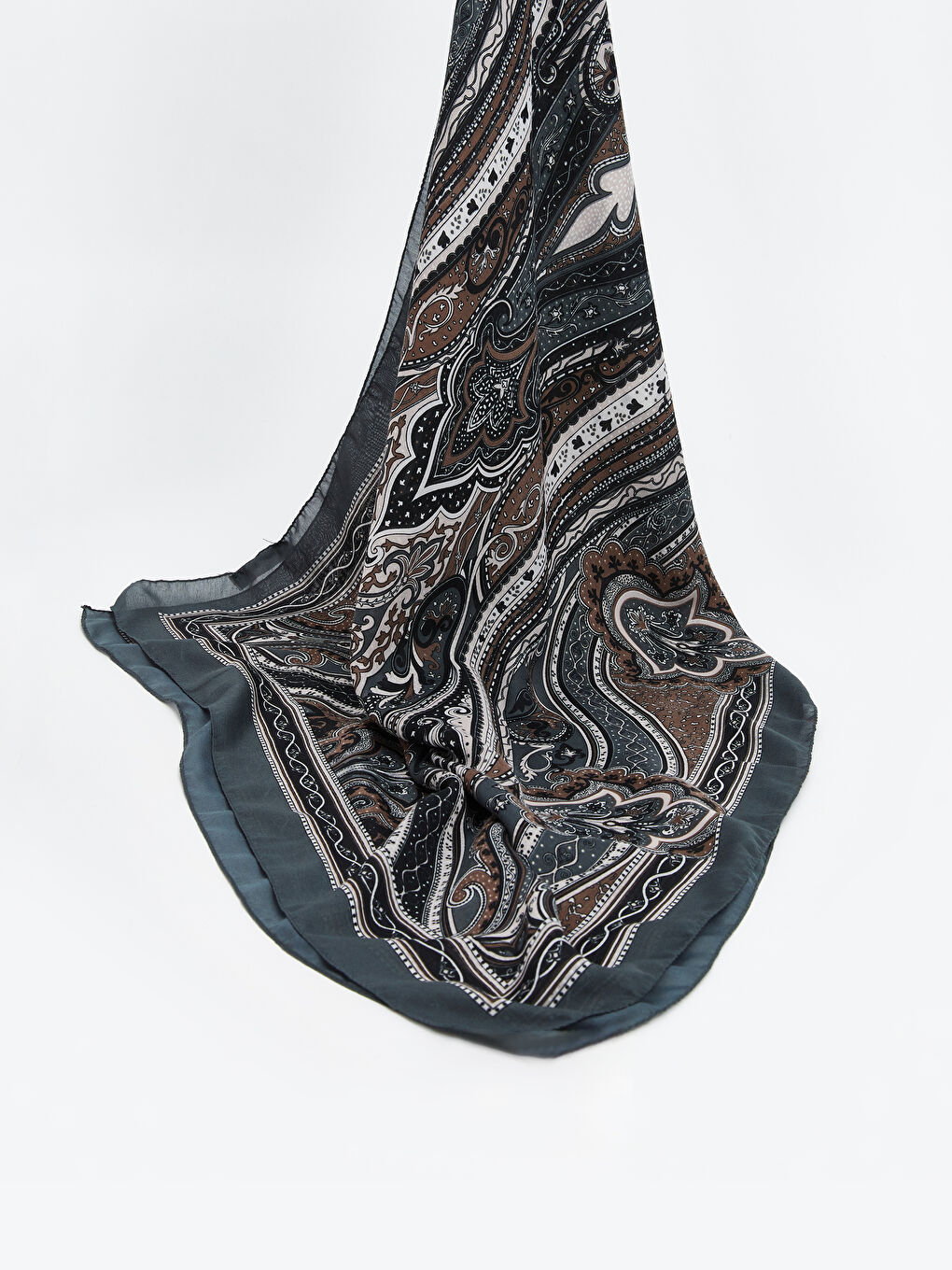 Yeşil Desenli Kadın Şal