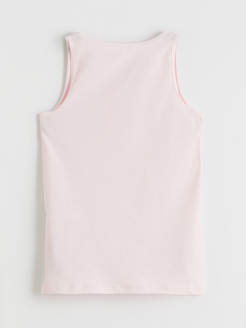 Pembe Bisiklet Yaka Kız Çocuk Atlet-1