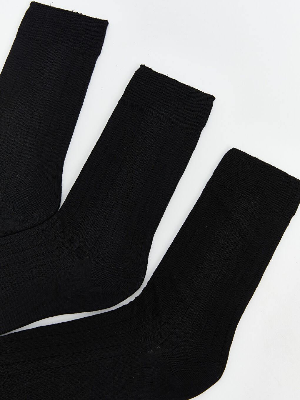 Siyah Erkek Soket Çorap 3'lü-1