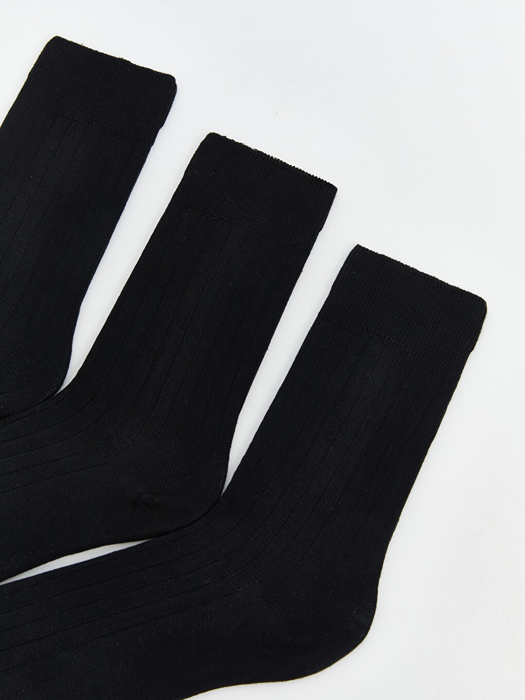 Siyah Erkek Soket Çorap 3'lü-1