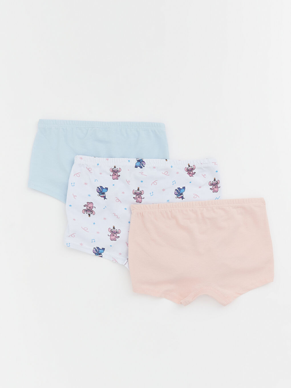 Stitch and Angel Printed Girls' Boxer 3-Pack-1