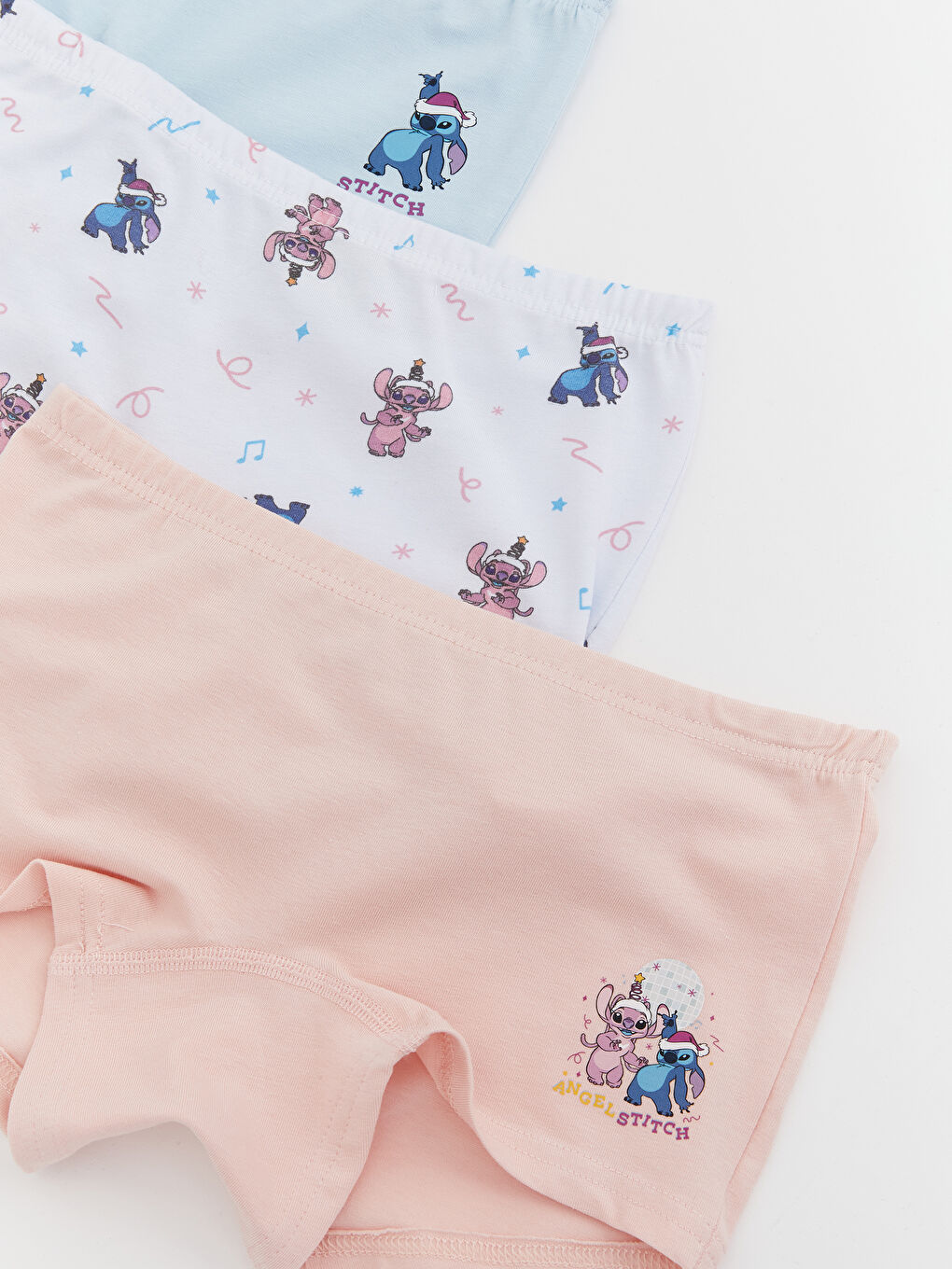 Stitch and Angel Printed Girls' Boxer 3-Pack-2