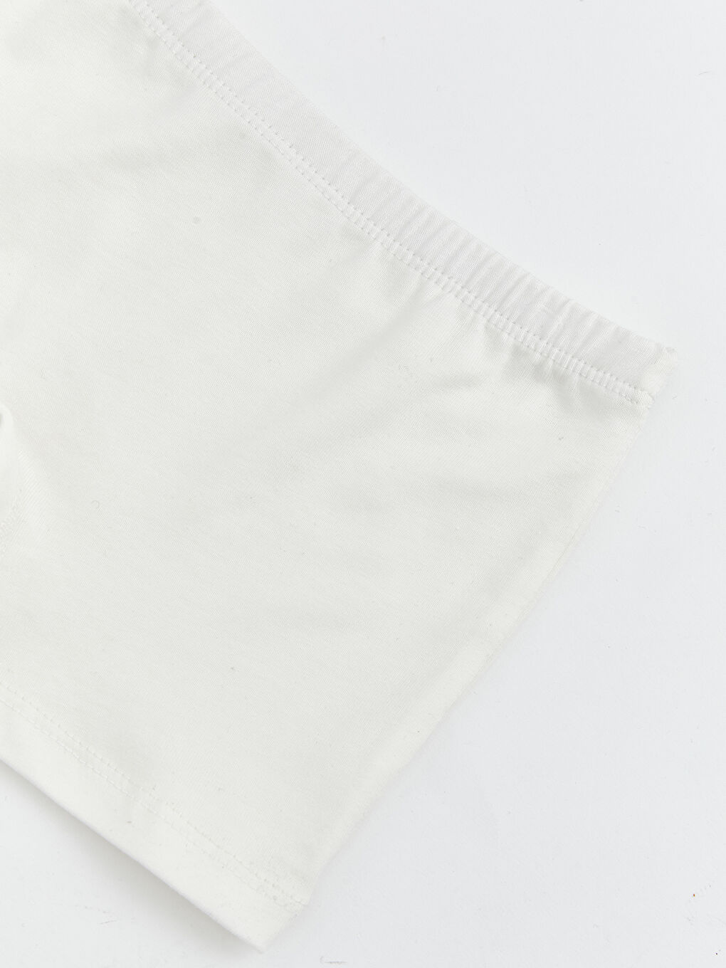 Ekru Beli Lastikli Basic Kız Çocuk Boxer-2