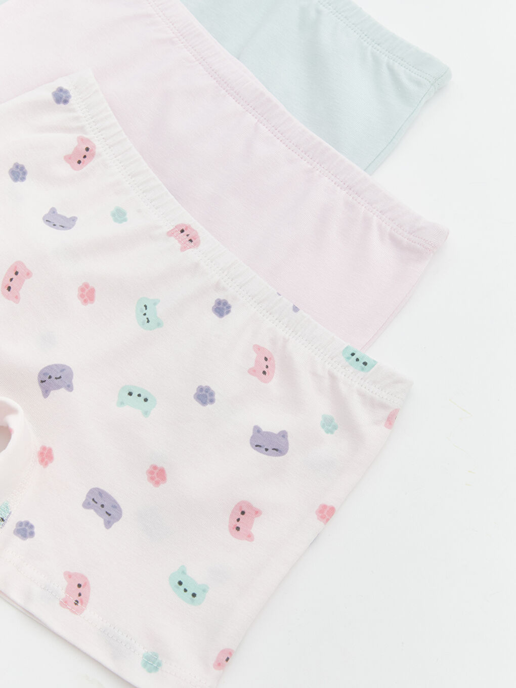 Elastic Waist Printed Baby Girls' Boxer 3-Pack-2