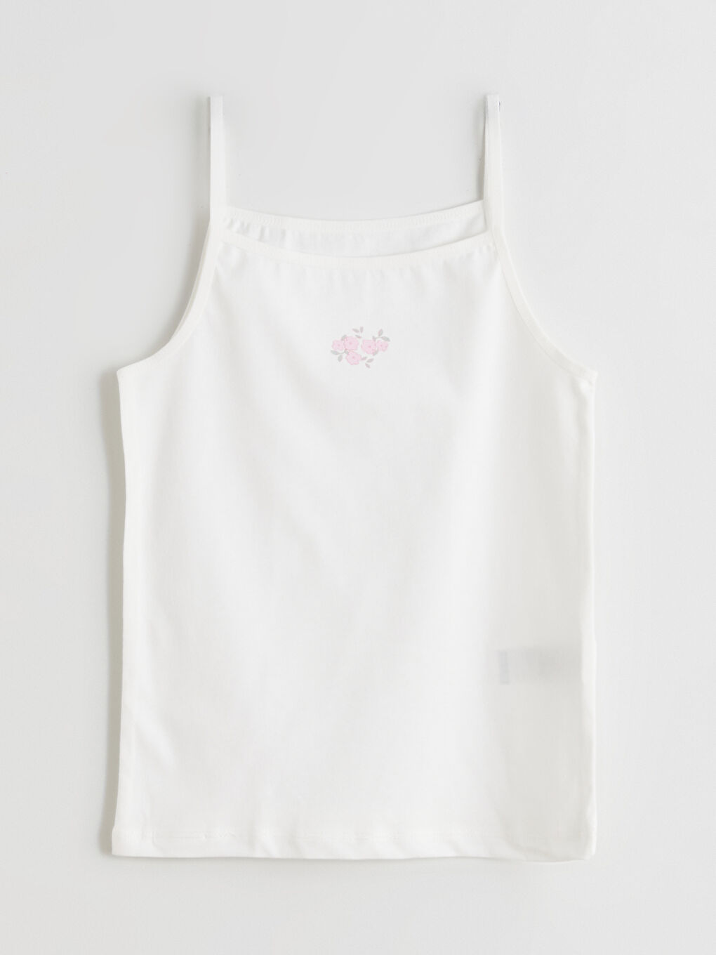 Square Collar Girls' Vest-1