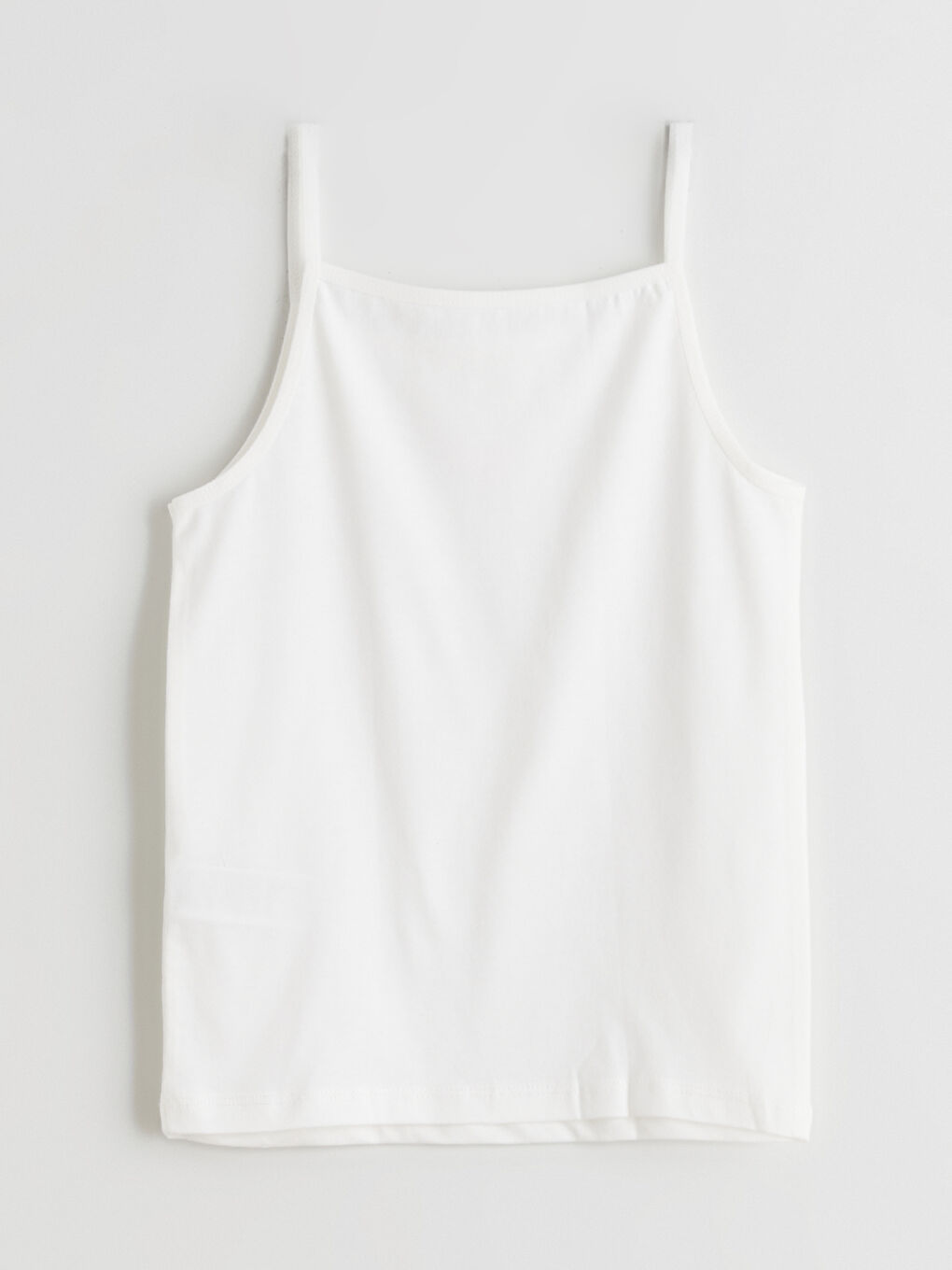 Square Collar Girls' Vest-3