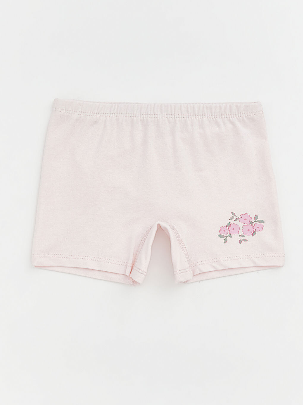 Pembe Beli Lastikli  Kız Çocuk Boxer