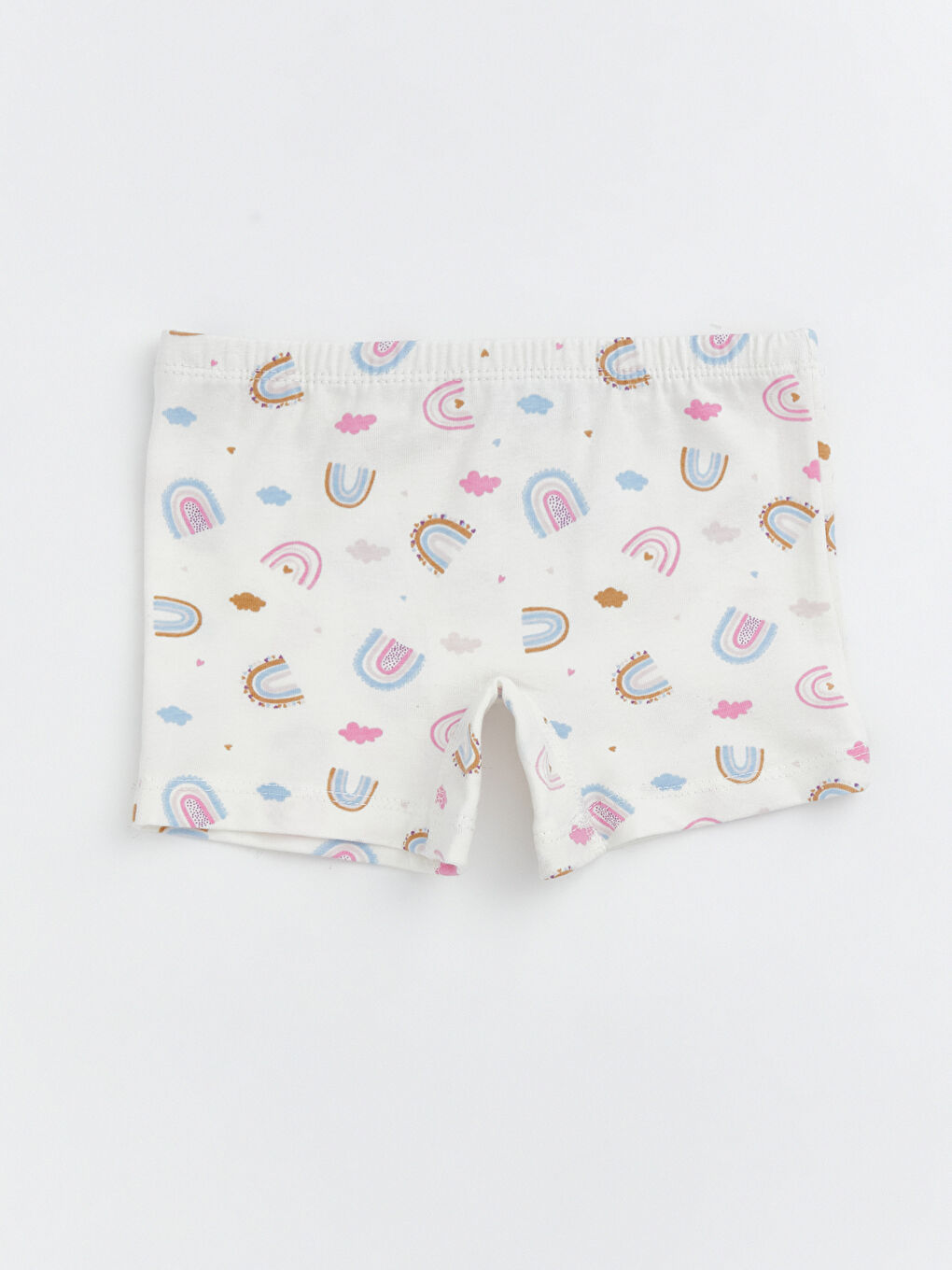 Basic Cotton Girls' Boxer Trunks