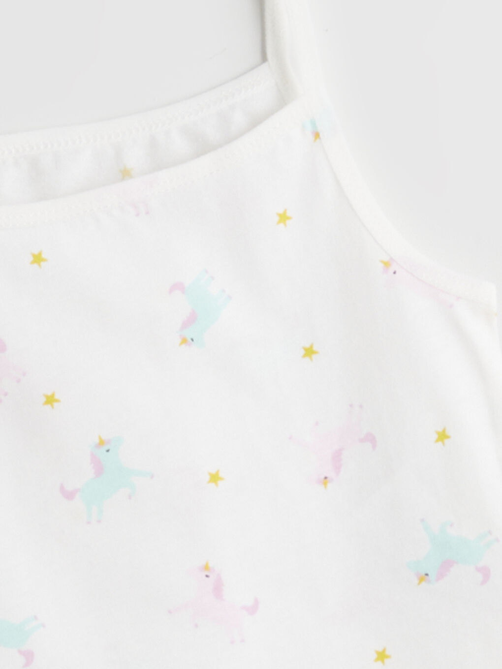 Ekru Kare Yaka Kız Çocuk Atlet-2