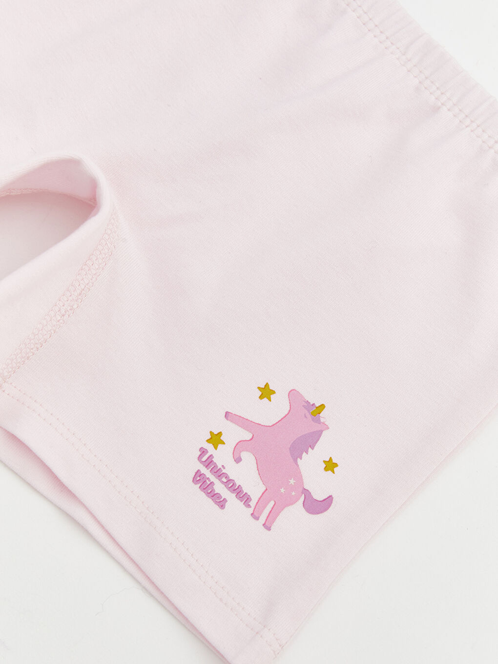 Pembe Beli Lastikli  Kız Çocuk Boxer-2