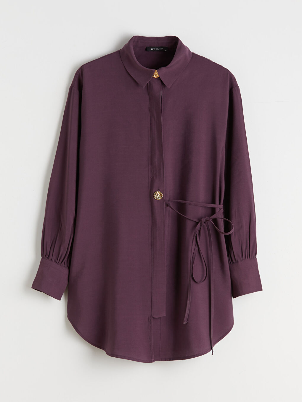 Loose Fit Women's Shirt Tunic-4