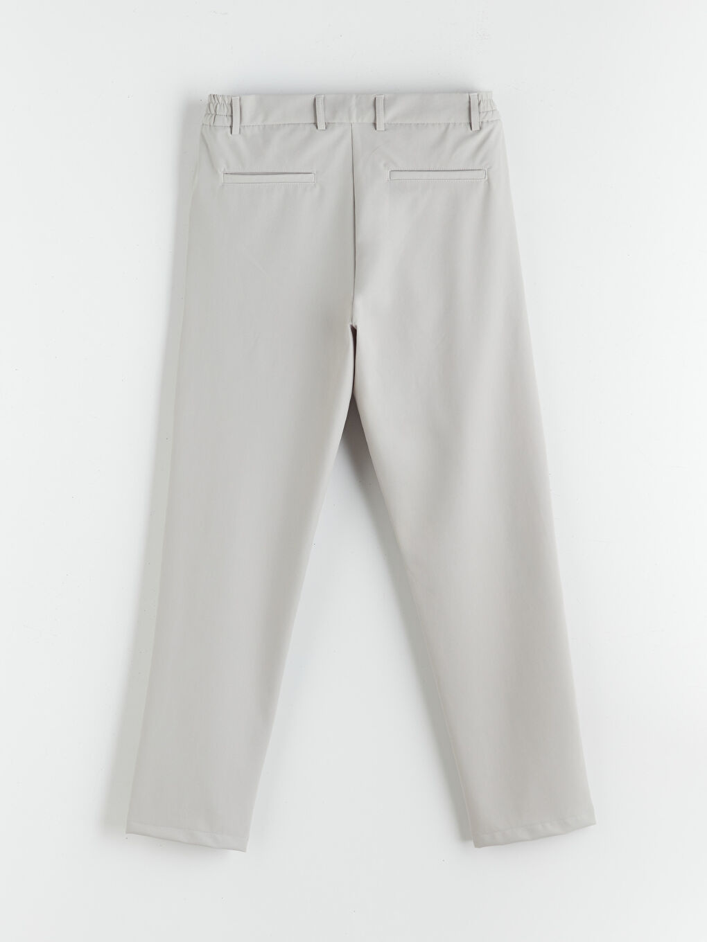 Gri Standart Kalıp Erkek Pantolon-5