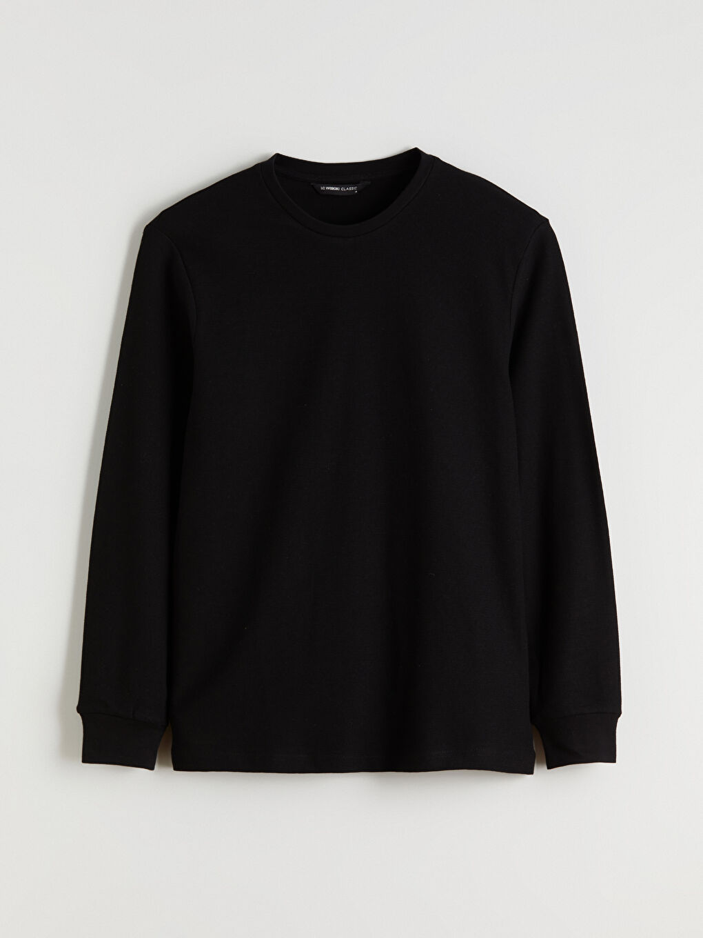 Crew Neck Long Sleeve Men's T-Shirt-4