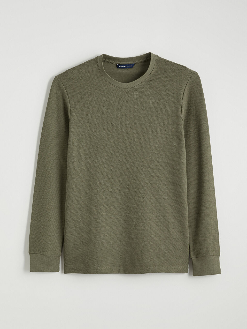 Crew Neck Long Sleeve Men's T-Shirt-4