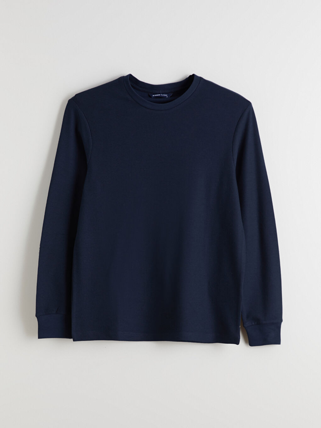 Crew Neck Long Sleeve Men's T-Shirt-4