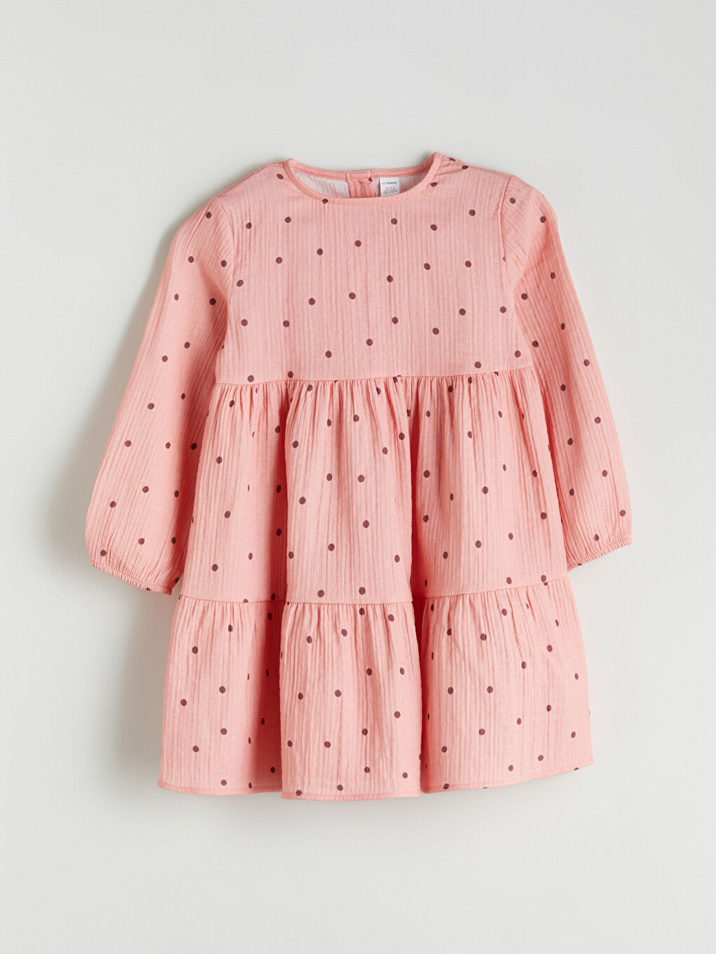 Crew Neck Baby Girls' Dress