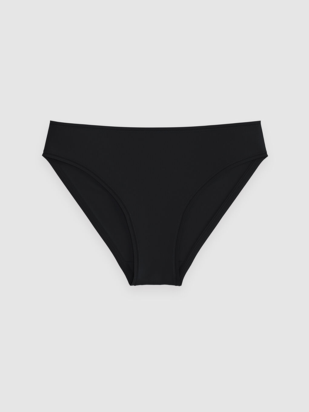 Siyah Düz Bikini Külot 3'lü-1