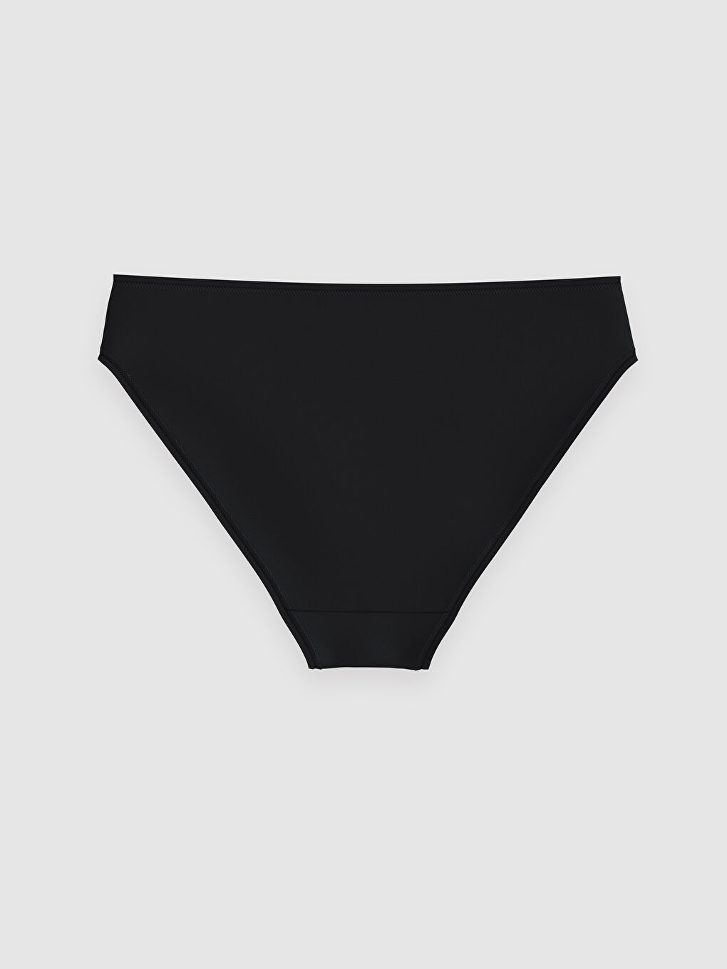 Siyah Düz Bikini Külot 3'lü-4