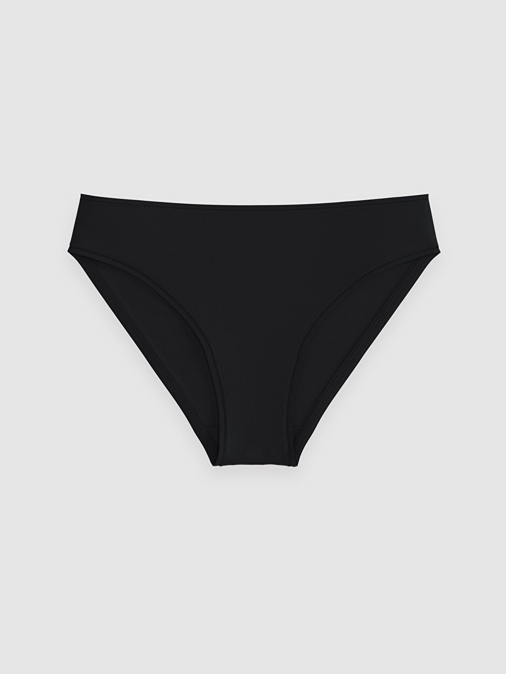 Siyah Düz Bikini Külot 3'lü-5