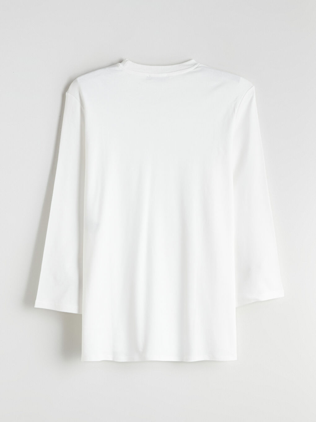 Ekru Bisiklet Yaka Oversize Kadın Tunik-6