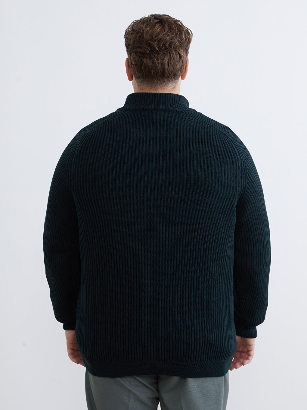 Мужчины Черный Свитер-3