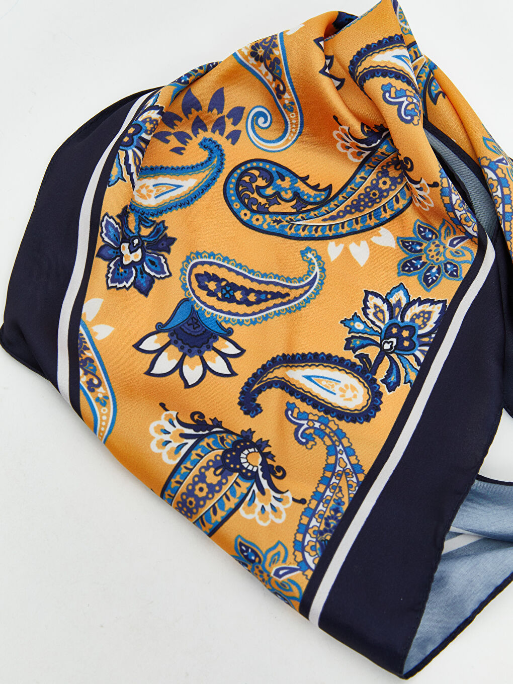 Sarı Desenli Kadın Bandana-1