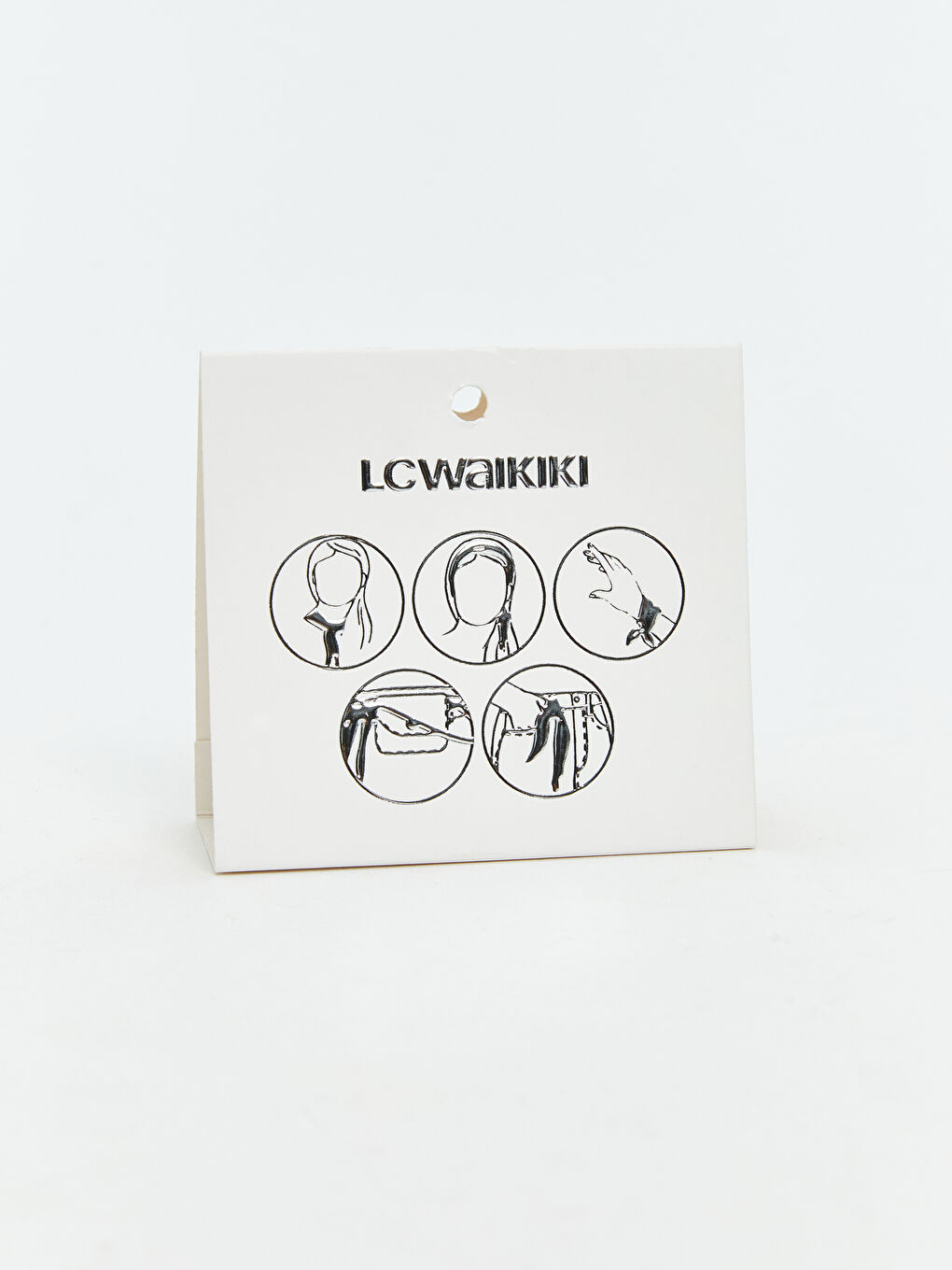 Mavi Desenli Kadın Fular-2