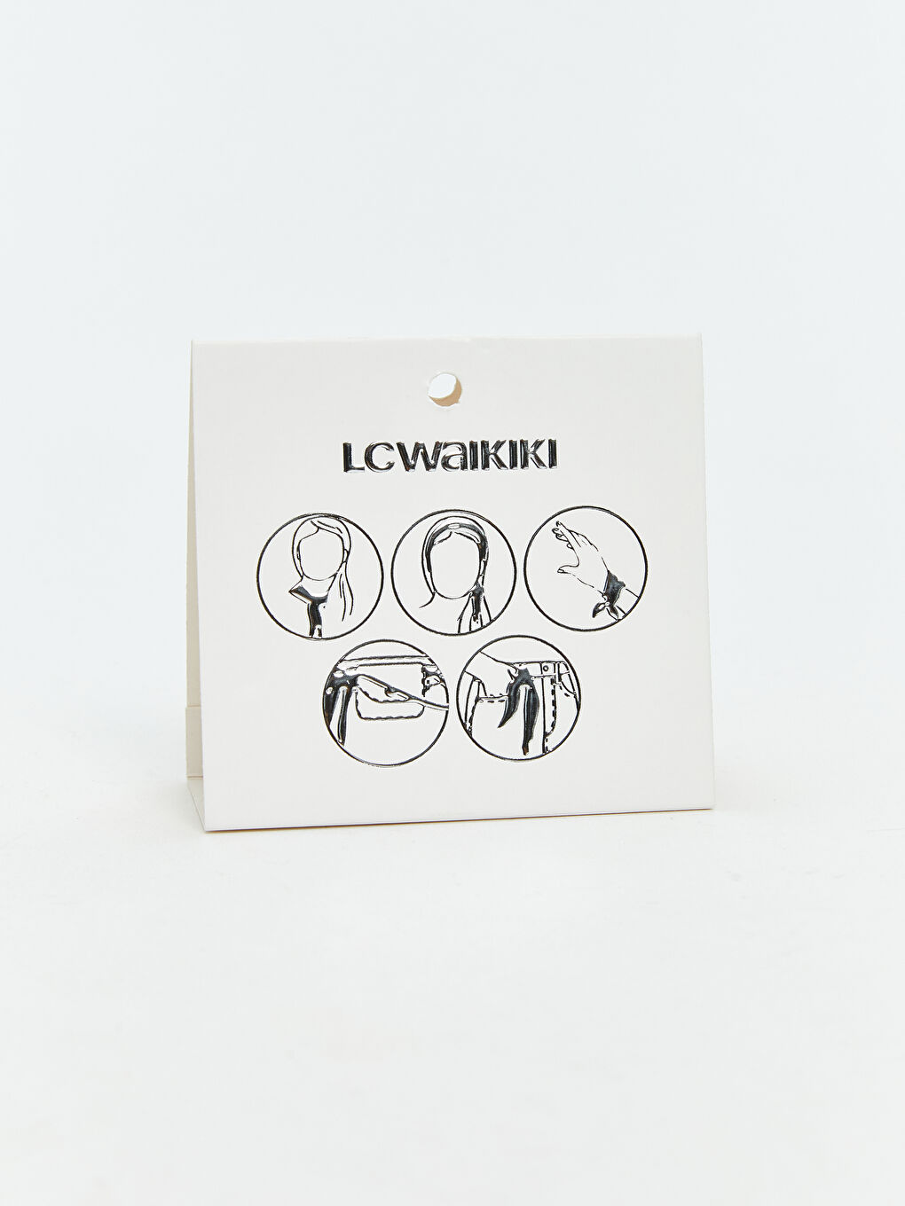 Siyah Desenli Kadın Bandana-2