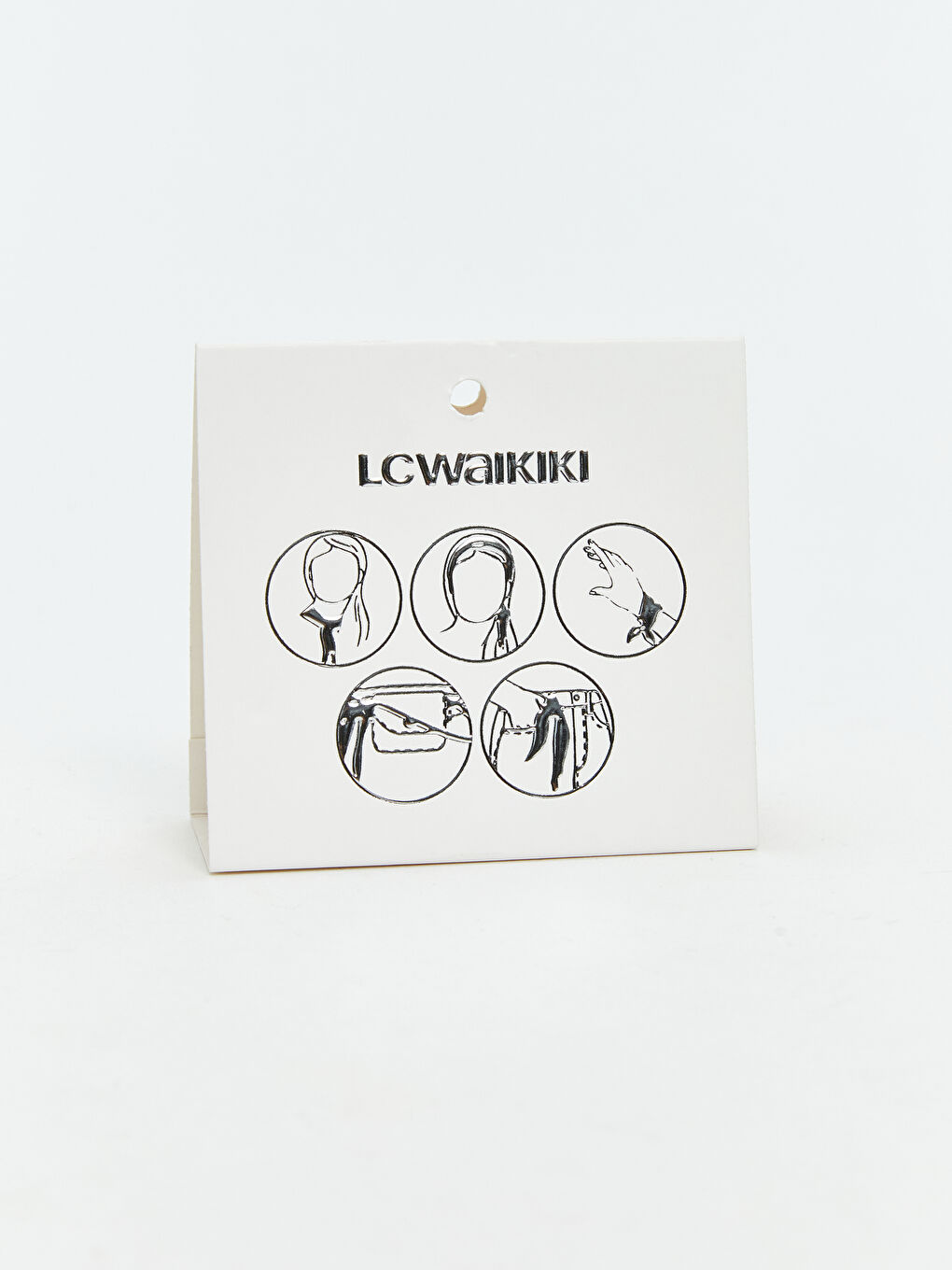 Pembe Desenli Kadın Bandana-2