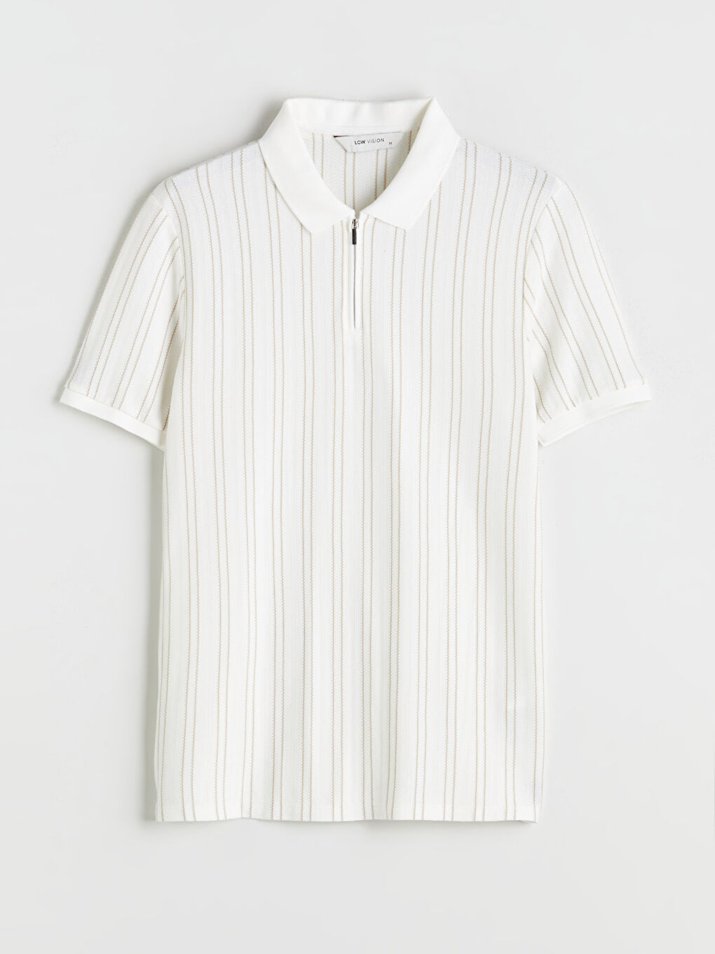 Polo Neck Striped Jersey Men's T-Shirt-4