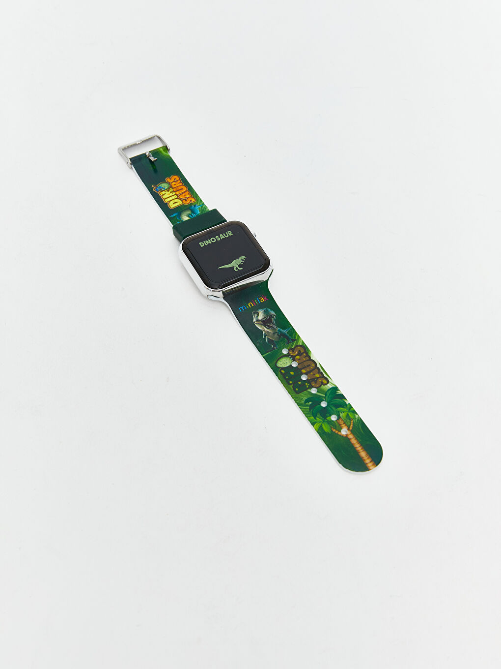 Karışık Dinozor Temalı Erkek Çocuk Dijital Kol Saati-1