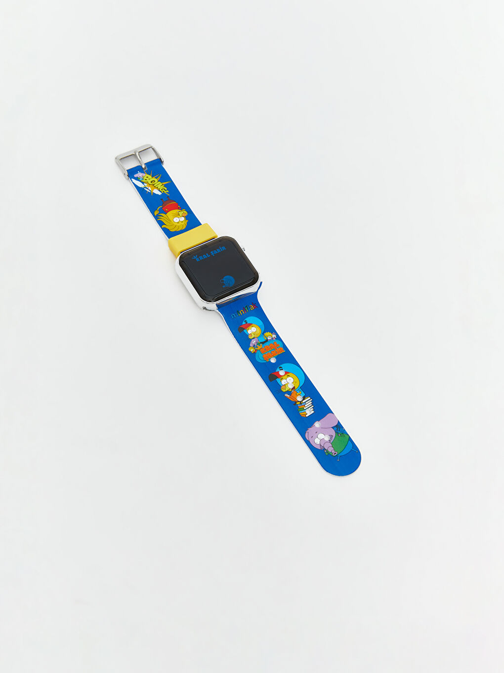 Karışık Kral Şakir Baskılı Dijital Kol Saati-1