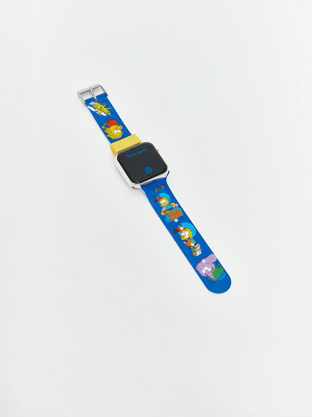 Karışık Kral Şakir Baskılı Dijital Kol Saati-2