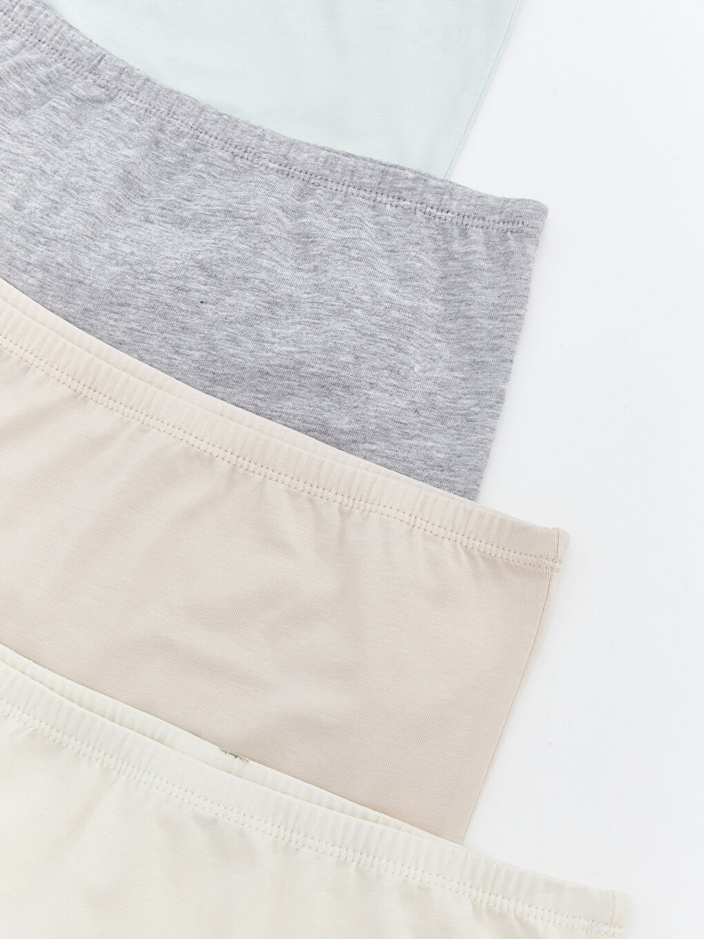 Ekru Basic Kız Çocuk Boxer 5'li-2