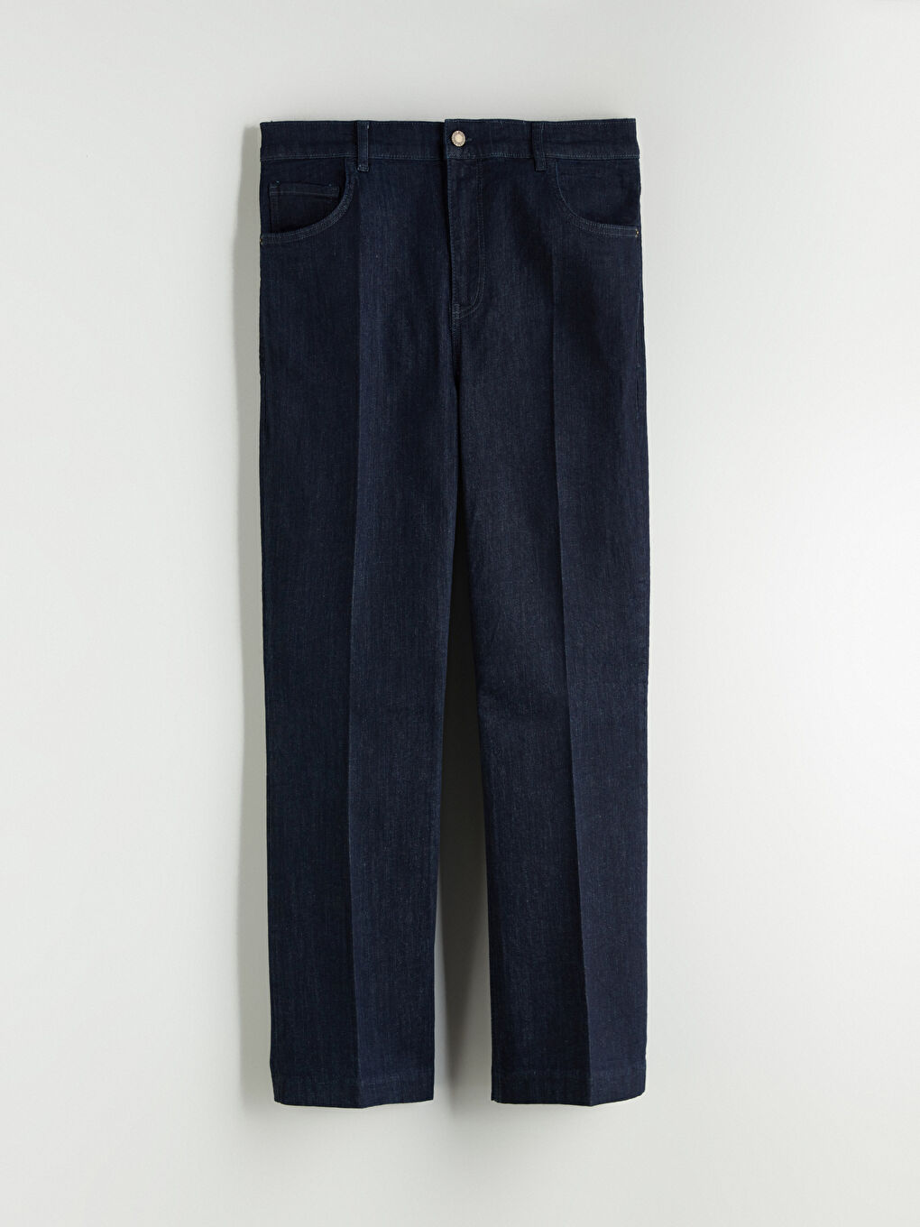 İndigo Straight Fit Kadın Jean Pantolon-4