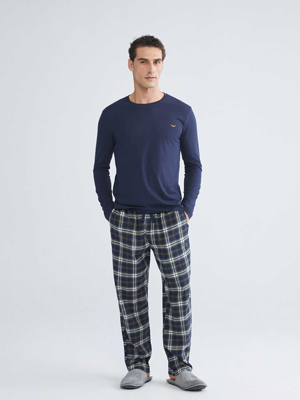 طقم بيجاما أخضر رجل