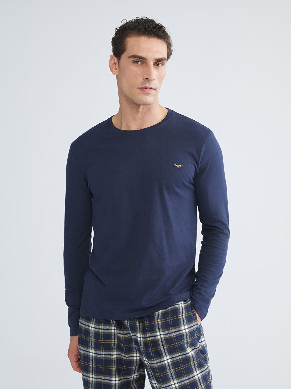 طقم بيجاما أخضر رجل-1