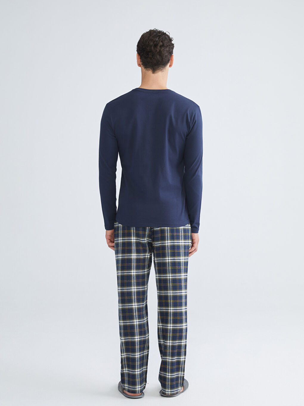 طقم بيجاما أخضر رجل-3