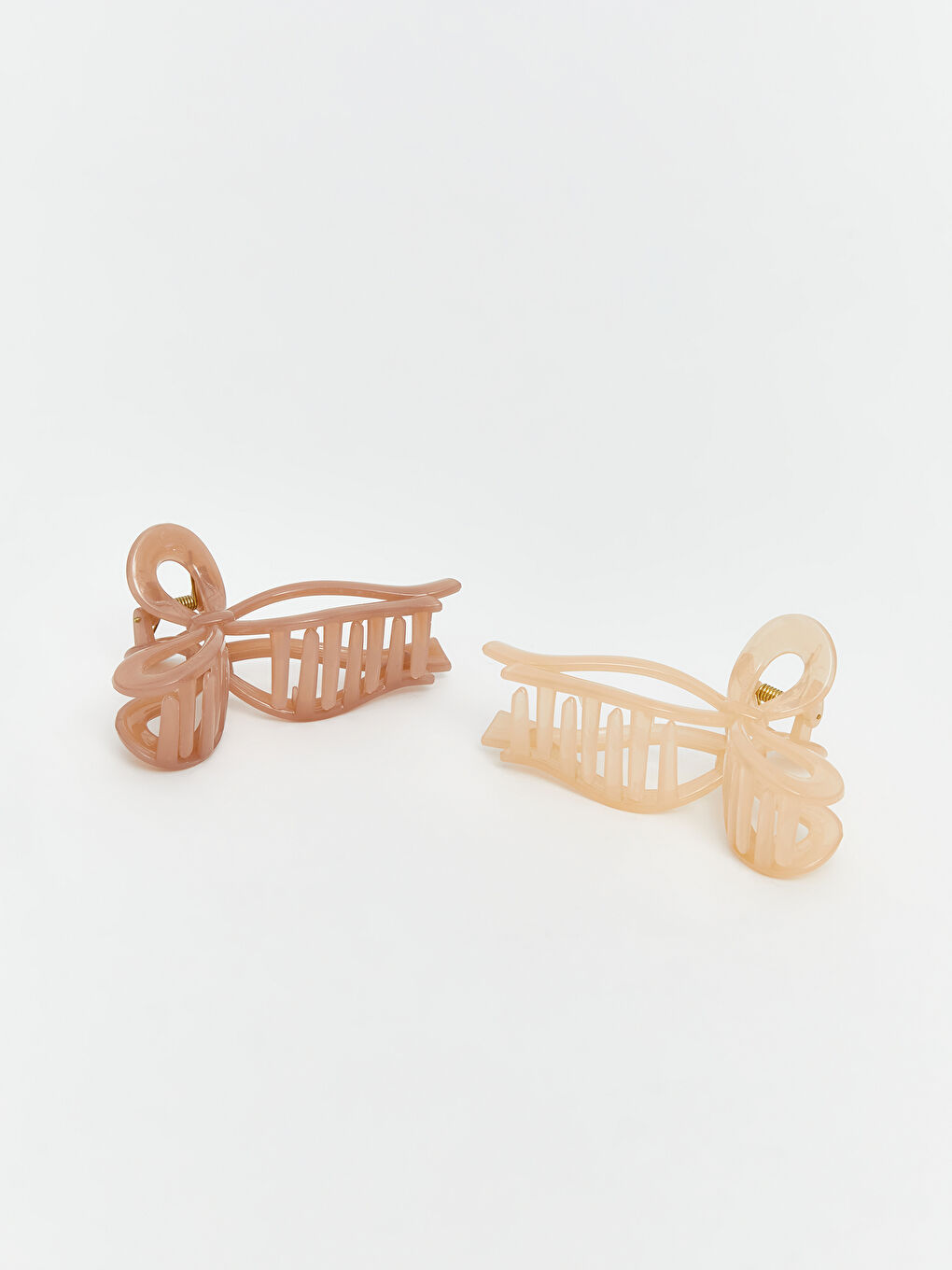 Bow Detailed Women's Claw Clip Set 2 Pack-1