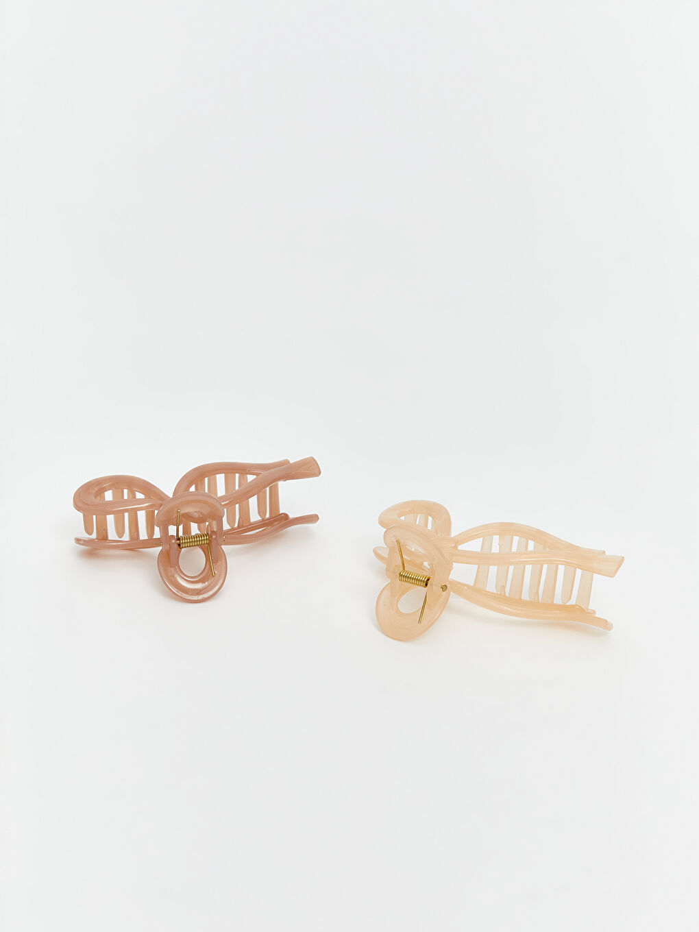 Bow Detailed Women's Claw Clip Set 2 Pack-2