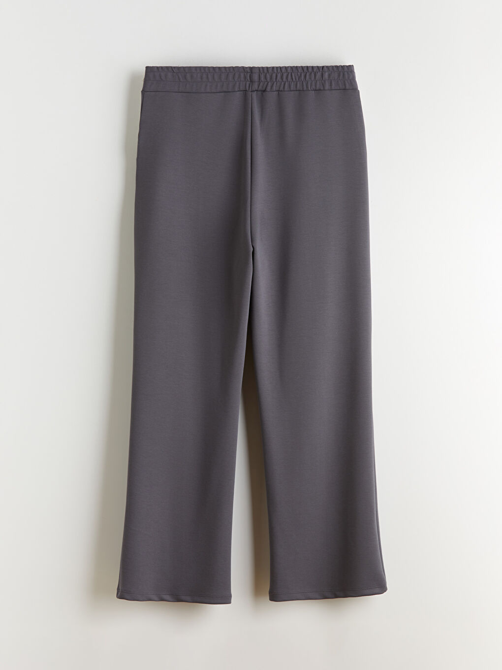 Antrasit Büyük Beden Beli Lastikli Kadın Eşofman Altı-5